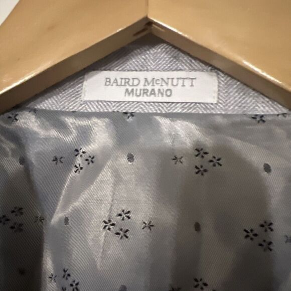 Murano‎ Baird McNutt Linen Sport Coat Mens Size XL Gray  $225 - Picture 8 of 12